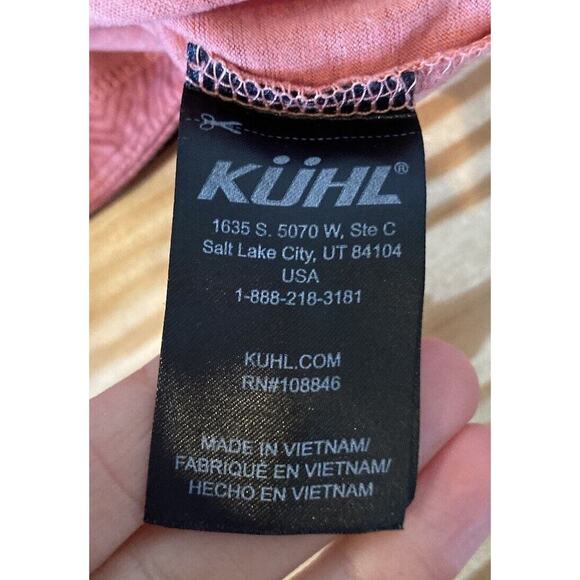 Kuhl T Shirt Dress Size Small Women’s Pink V Neck - Picture 4 of 8